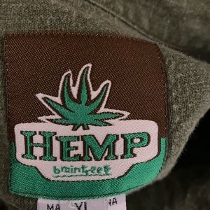 HEMP button down